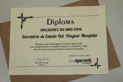 Wagner Mesquita recebe homenagem do Jornal Água Verde