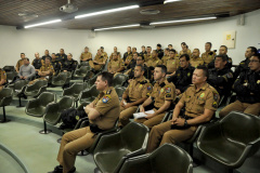 O Departamento de Trânsito do Paraná (Detran) e a Policia Militar do Estado realizaram nesta segunda-feira (24), em Curitiba, a quinta edição do Encontro Técnico de Padronização de Procedimentos. Curitiba, 24/10/2016.Foto: Divugação Detran PR