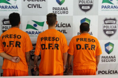 Trio envolvido em roubo de veículo é preso na Região Metropolitana de Curitiba

