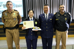 Militares estaduais, integrantes de outras forças de segurança públicas, membros dos Conselhos de Segurança e a comunidade participaram do I Seminário Internacional de Polícia Comunitária organizado pela Polícia Militar do Paraná