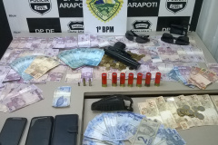 Quadrilha envolvida em assaltos a casas lotéricas na região Norte do Estado é presa em Arapoti

