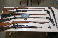 Dez armas de fogo são apreendidas na região Noroeste do Estado


