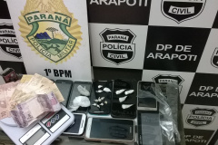 Polícia prende seis pessoas suspeitas de tráfico de drogas em Arapoti

