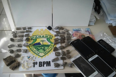 Nos Campos Gerais, 12 pessoas são presas pela PM por tráfico de drogas