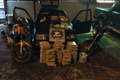 Cerca de 170 quilos de maconha foram apreendidos em Santa Terezinha de Itaipu

