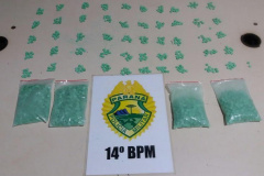 Em Foz do Iguaçu, PM intercepta ônibus e apreende 2,5 mil comprimidos de ecstasy

