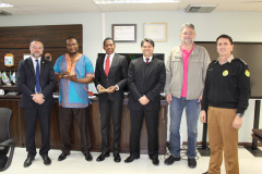 Mesquita recebe Chefe de Polícia da República do Congo