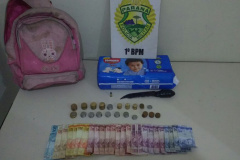 PM encaminha dupla envolvida em roubo a farmácia em Ponta Grossa