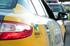 PM apreende materiais e encaminha dupla suspeita de tentar praticar furto a banco na RMC

