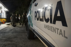 21/12/17Operação da Polícia Ambiental no Combate à Comercialização Irregular de Carvão e Palmito, operação coordenada pelo 1º Ten. ALFREDO WERNER EIGLMEIER no município de Pontal do Paraná.
