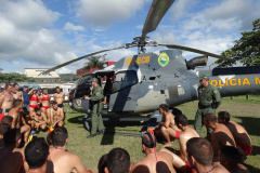 Polícia Militar reforça efetivo para o Verão Paraná 2017/2018 no Litoral.Matinhos, 27/12/2017Foto: PMPR