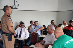 Curitiba, 29 de Janeiro de 2018. Reunião Atletiba no 12 BPM.