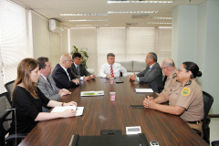 Secretário reúne comando das instituições de segurança pública do Paraná