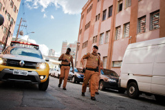 Curitiba, 22 de Fevereiro de 2018. Operação AIFU no centro da cidade.