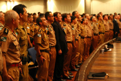Curitiba, 15 de Março de 2018. Reunião do Comandante Geral com oficiais superiores.