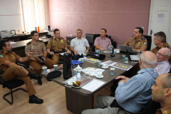 Curitiba, 25 de abril de 2018. Reunião para formalização da Academia de Letras dos Militares