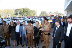 A governadora Cida Borghetti entrega novos viaturas para Polícia Militar do Paraná. - Curitiba/Pr, 03.07.2018 - Foto: Orlando Kissner/ANPr