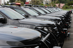 Curitiba, 27 de novembro de 2018 - Viaturas Trailblazers e guinchos são entregues à Polícia Militar do Paraná pelo Governo do Estado