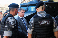 Curitiba, 19 de março de 2019. Visita do Secretário Nacional de Segurança Pública ao BOPE.Curitiba, 19 de março de 2019. Visita do Secretário Nacional de Segurança Pública ao BOPE.General Guilherme Theophilo.