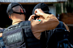 São José dos Pinhais, 30 de março de 2019. Exercício de APH Tático - 17º BPM