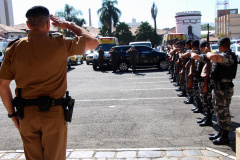 Curitiba, 15 de abril de 2019. Visita do General Tómas - Comandante da 5ª Divisão do Exército