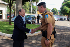 Maringá, 17 de maio de 2019. Secretário de Segurança Pública Visita o 4º BPM/Maringá