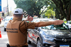 Curitiba, 27 de maio de 2019. Blitz Educativa Maio Amarelo