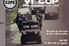 PCPR abre inscrições para o 6º curso de operações policiais