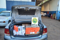 Carga de 300 celulares contrabandeados é apreendida pelo BPFron na fronteira do estado