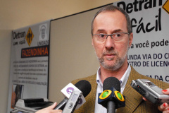 Diretor-geral do Detran, Marcos Traad