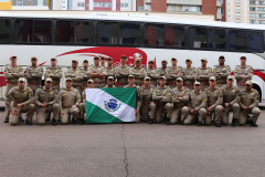 Curitiba, 22 de setembro de 2019. Chegada dos Bombeiros da Amazonia.