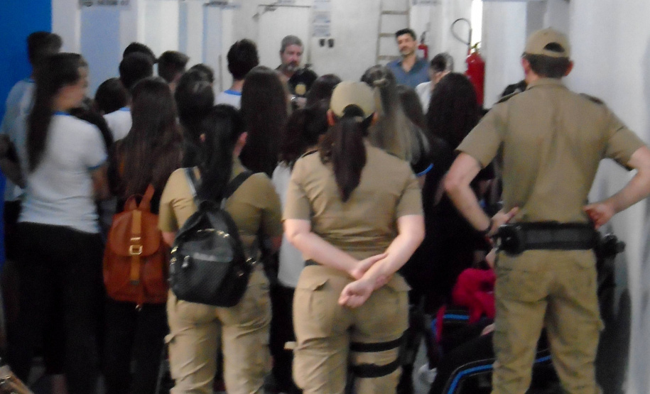 PCPR recebe visita de estudantes catarinenses em União da Vitória