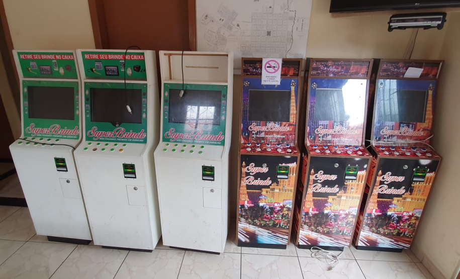 “Operação Caça-níqueis” é deflagrada pela PM e resulta em seis apreensões no Norte do Paraná