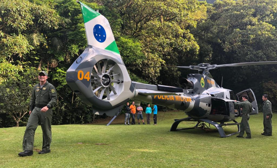 BPMOA resgata adolescente que caiu no Pico do Marumbi, em Morretes (PR)
