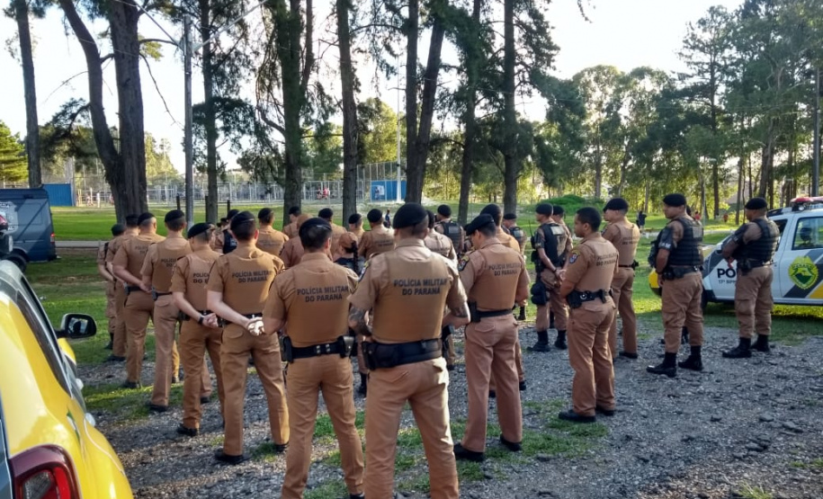 PM reforça policiamento em Fazenda Rio Grande durante a Fazenda Natal Fest