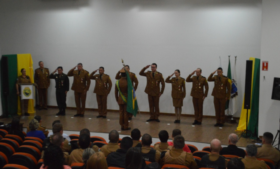 Manifestação de apoio e homenagens marcam o primeiro aniversário do 28 Batalhão da Polícia Militar na Lapa (PR)