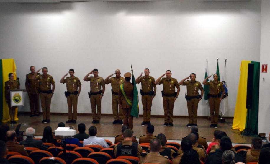Manifestação de apoio e homenagens marcam o primeiro aniversário do 28 Batalhão da Polícia Militar na Lapa (PR)