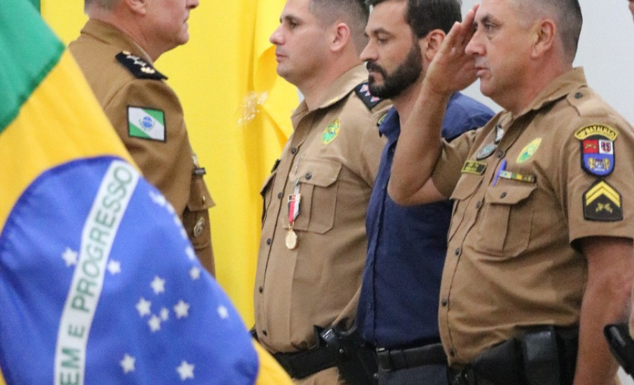 Manifestação de apoio e homenagens marcam o primeiro aniversário do 28 Batalhão da Polícia Militar na Lapa (PR)