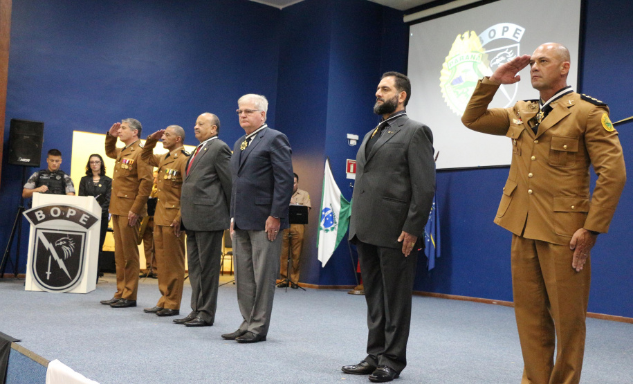 Solenidade em Curitiba marca os nove anos Bope