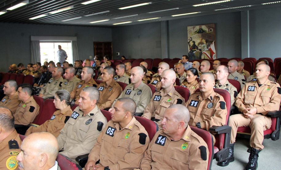 O IV Curso de Especialização em Cinotecnia tem aula inaugural no Quartel do Comando-Geral da PM em Curitiba