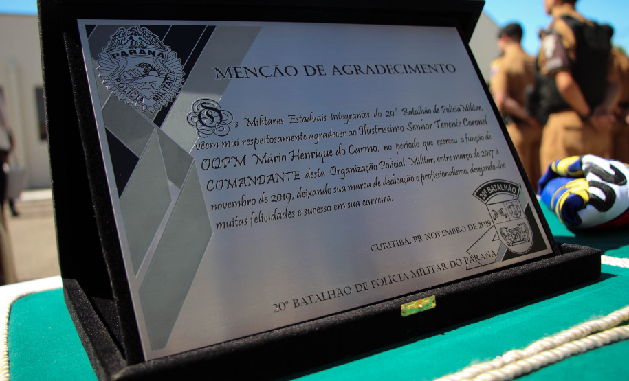 Batalhão responsável pelo policiamento da região Leste de Curitiba recebe novo Comandante durante solenidade