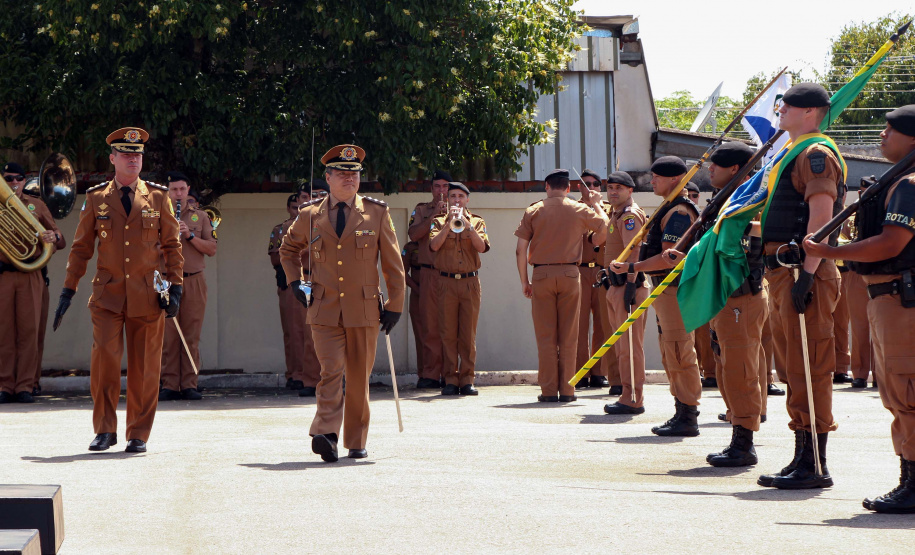 Batalhão responsável pelo policiamento da região Leste de Curitiba recebe novo Comandante durante solenidade