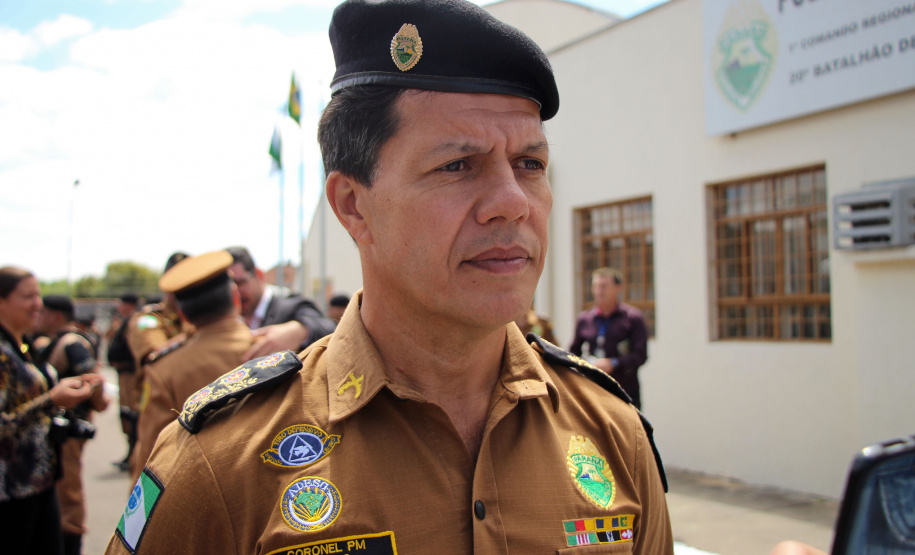 Batalhão responsável pelo policiamento da região Leste de Curitiba recebe novo Comandante durante solenidade