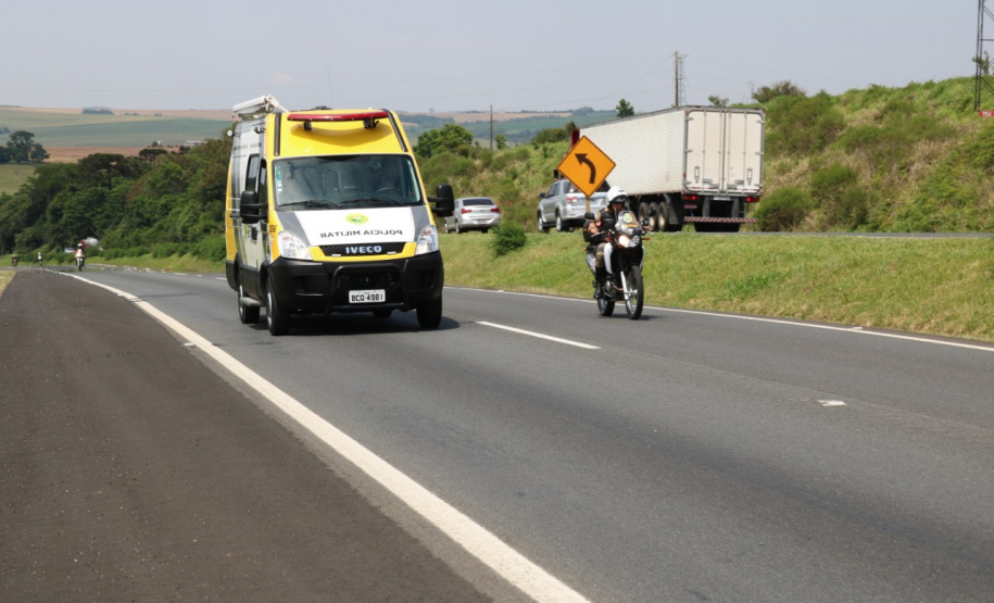 Mais de 200 pessoas se reúnem na 5ª Edição do Passeio Motociclístico do Pelotão de Trânsito em Ponta Grossa (PR)