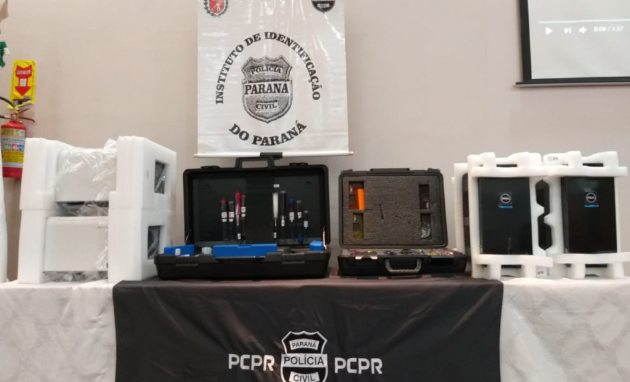 PCPR recebe doações para o Instituto de Identificação de Toledo