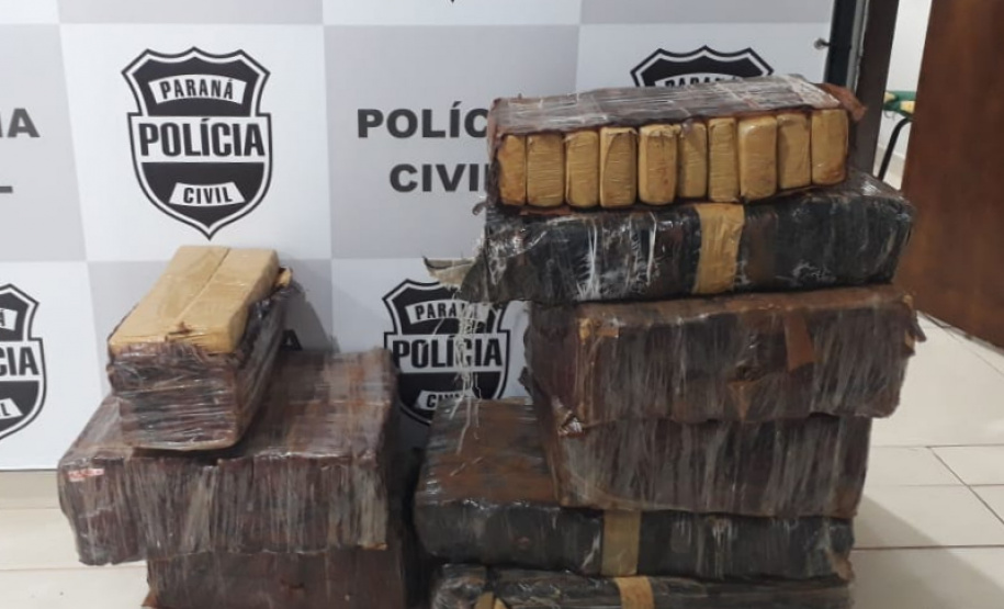 PCPR apreende cerca de 120 quilos de maconha em Cascavel