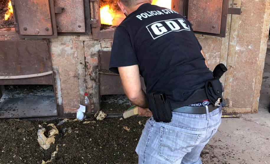 PCPR encerra 2019 com cerca de de 14,5 toneladas de drogas incineradas em Foz do Iguaçu