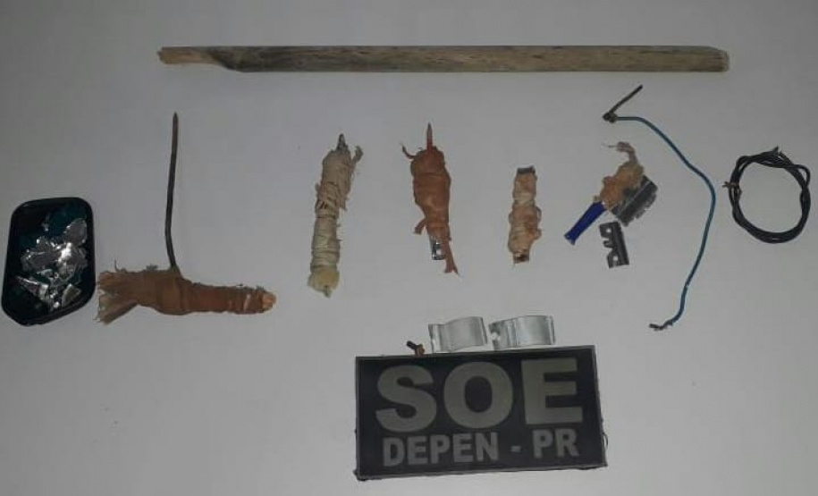 SOE Maringá realiza operação de revista e frustra fuga de presos