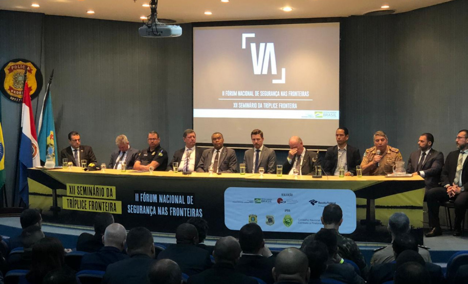 Secretário coronel Marinho participa de II Fórum Nacional de Segurança nas Fronteiras