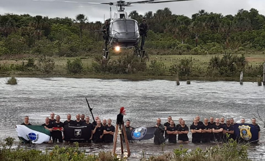 Policiais militares de Cianorte (PR) concluem curso de Operações de Choque em Campo Grande (MS)